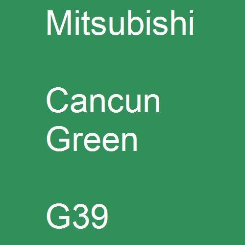 Mitsubishi, Cancun Green, G39.